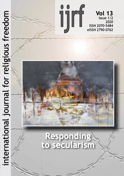 					View Vol. 13 No. 1/2 (2020): Responding to secularism
				