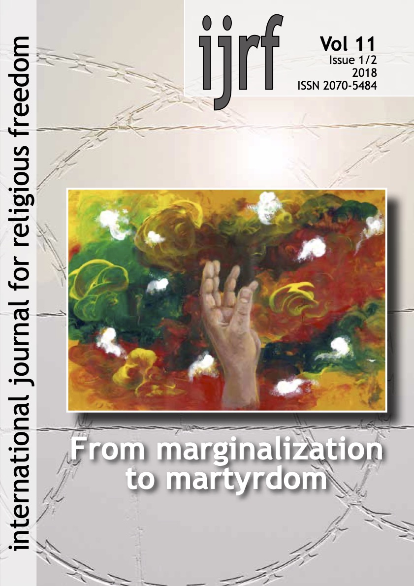 					View Vol. 11 No. 1/2 (2018): From marginalization to martyrdom
				